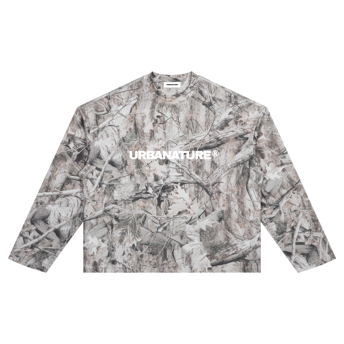 URBANATURE Tree Camo Waffle Tee