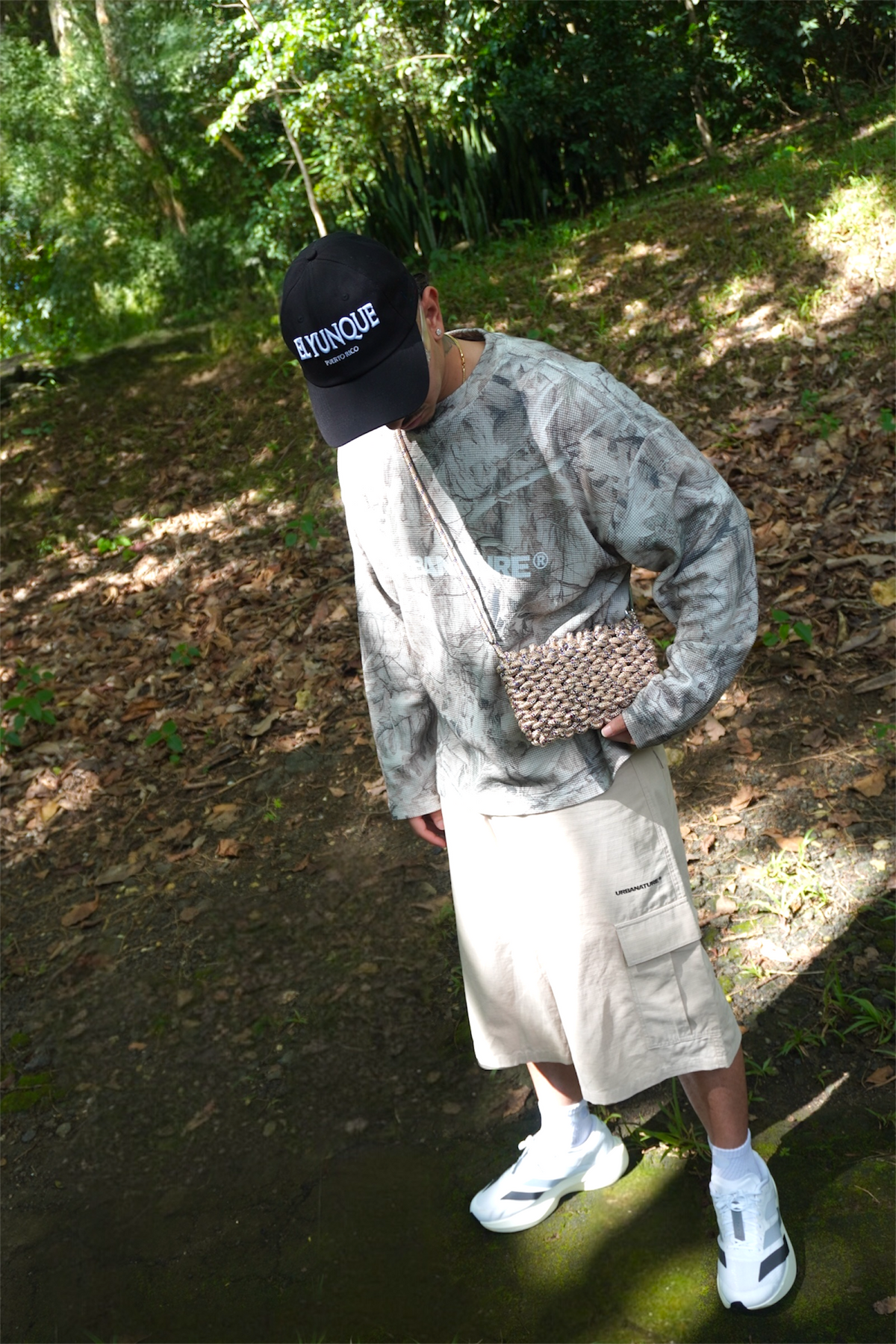 URBANATURE Tree Camo Waffle Tee