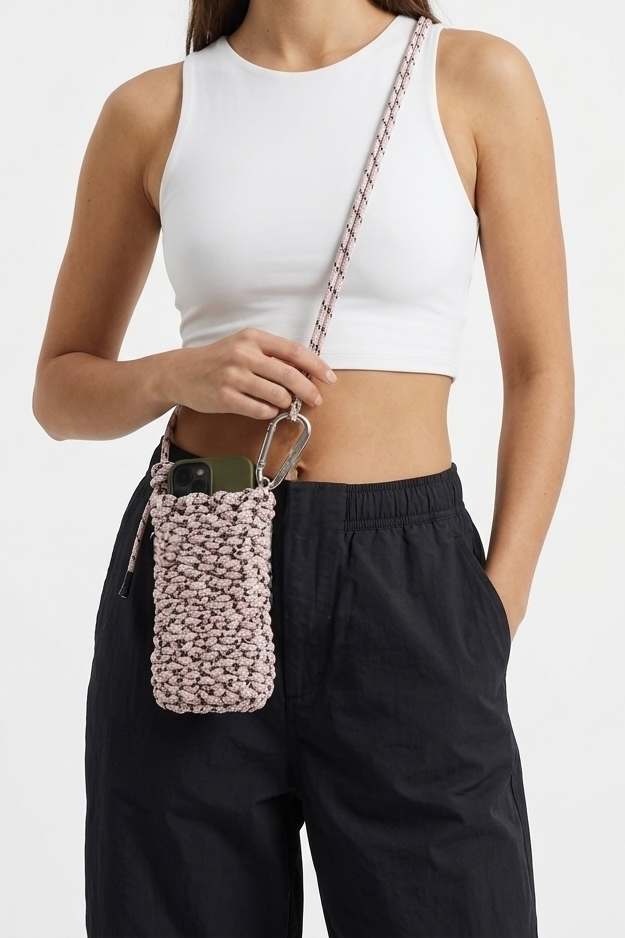 Nudos Phone Bag- Dust Rose