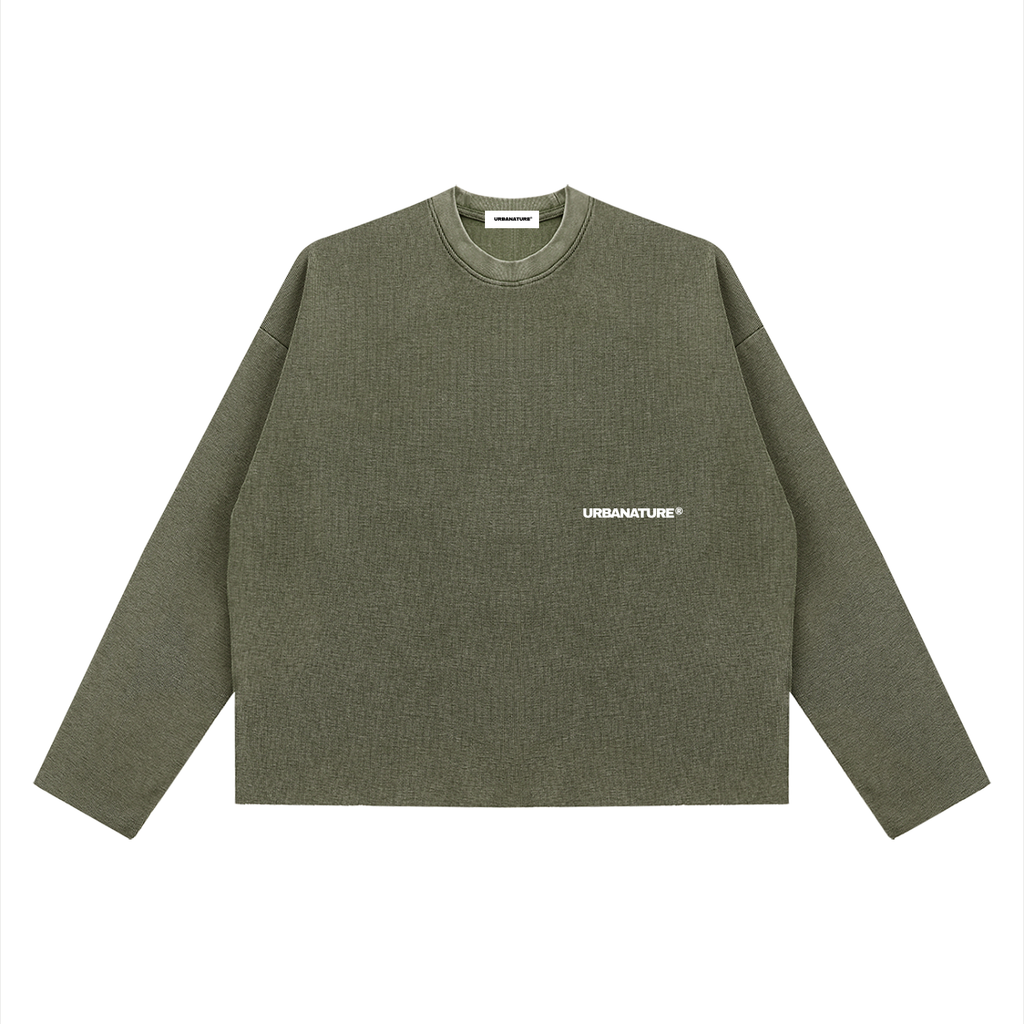 URBANATURE® Vintage Wash Boxy  Waffle Tee