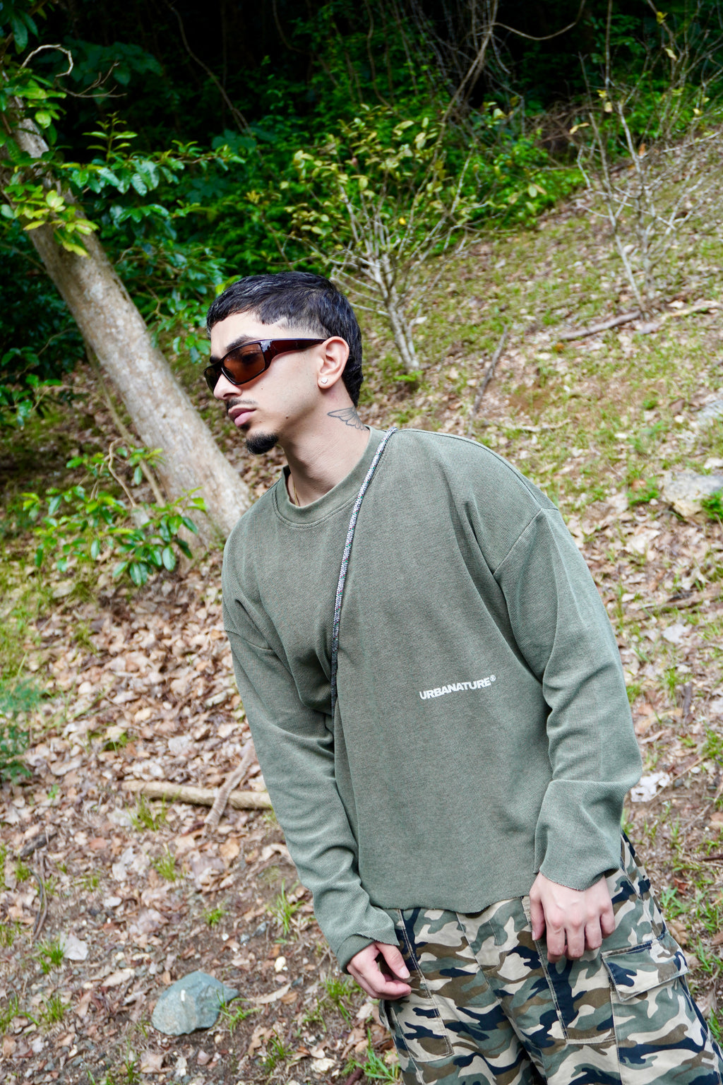 URBANATURE® Vintage Wash Boxy  Waffle Tee