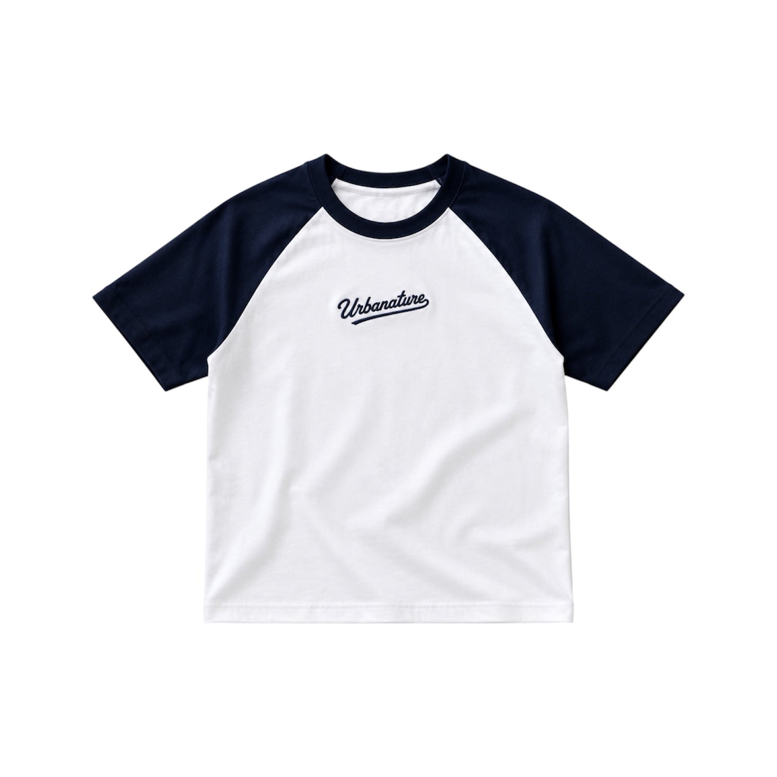 Crop Top - White / Navy